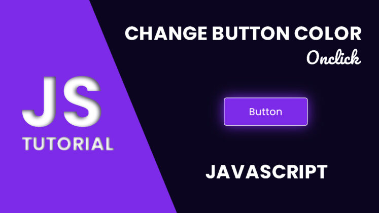 html change button color javascript